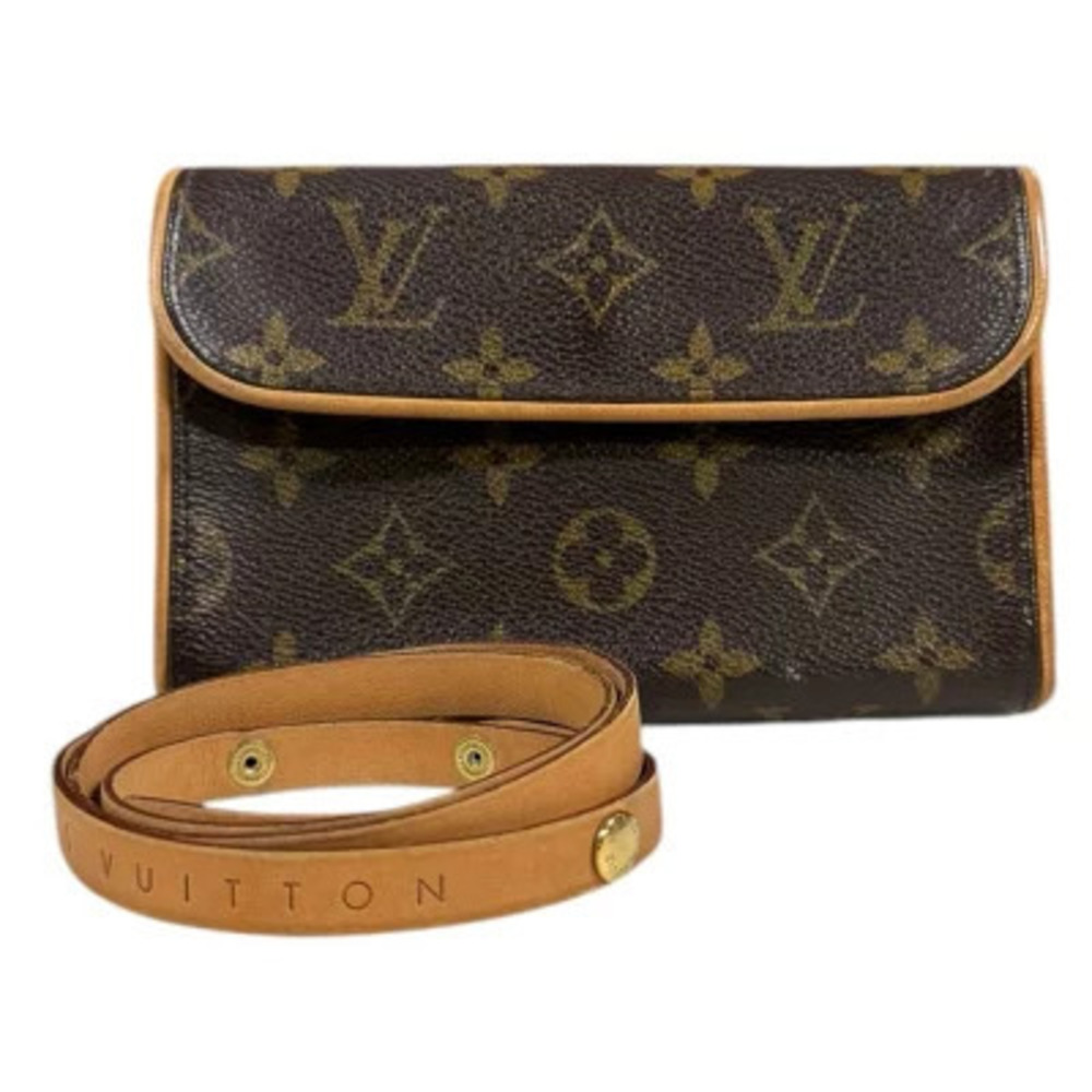 Louis Vuitton Pochette Florentine Monogram Waist Bag Canvas Brown